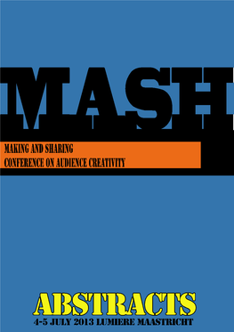 Mash2013-Abstracts-Complete-V1.Pdf