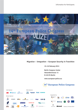 14Th European Police Congress
