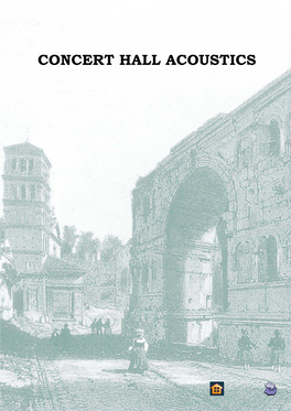 Concert Hall Acoustics, Springer-Verlag, It Is Considered That the Scale Value of Apparent Heidelberg