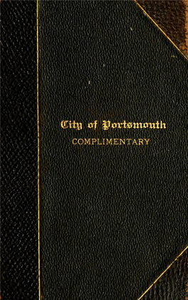 Receipts and Expenditures of the City of Portsmouth, for the Year