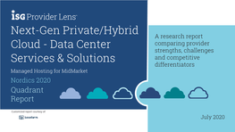 ISG Providerlens™ Quadrant Report