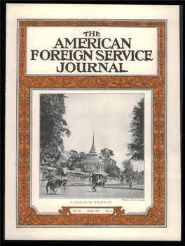 The Foreign Service Journal, June 1927