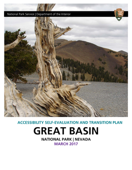 Accessibility Self-Evaluation and Transition Plan, Great Basin National Park