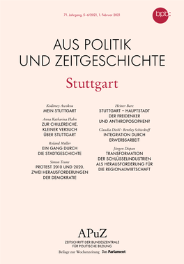 Apuz 5-6/2021: Stuttgart