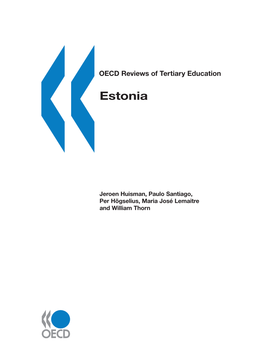 OECD Reviews of Tertiary Education : Estonia