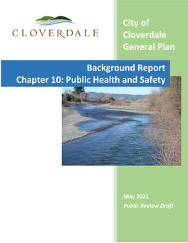 City of Cloverdale General Plan Background Report Chapter 10