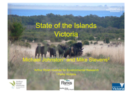 State of the Islands Victoria