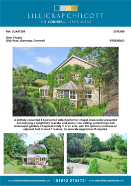 Ref: LCAA7299 £579,950