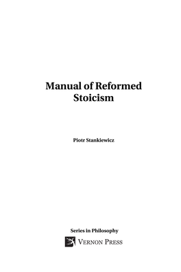 Manual of Reformed Stoicism