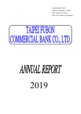 Taipei Fubon Commercial Bank Co., 2017/06/16 3 Yrs Financial Ltd