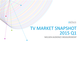 2015 Q1 NIELSEN AUDIENCE MEASUREMENT Copyright ©2012 the Nielsen Company