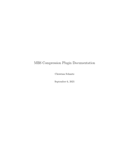 MBS Compression Plugin.Pdf