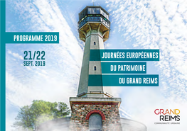 Programme 2019 Journées Européennes Du Patrimoine Du Grand Reims