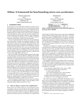 Eithne: a Framework for Benchmarking Micro-Core Accelerators