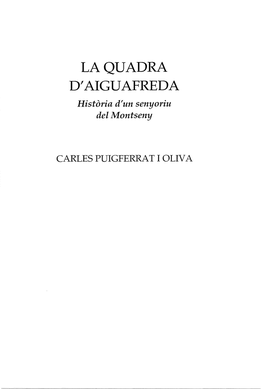 Laquadra D' Aiguafreda