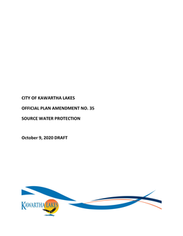 City of Kawartha Lakes Official Plan Amendment