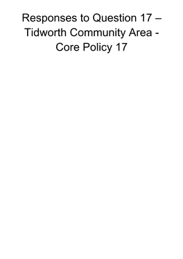 Tidworth Community Area - Core Policy 17