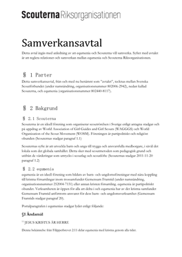 Samverkansavtal-Mellan-Equmenia-Och-Scouterna-Riksorganisationen.Pdf