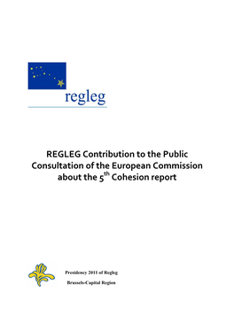 Regleg Response to 5Th Cohesion Report