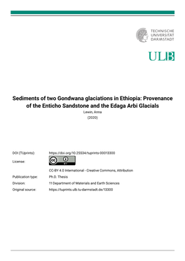 Sediments of Two Gondwana Glaciations in Ethiopia: Provenance of the Enticho Sandstone and the Edaga Arbi Glacials Lewin, Anna (2020)