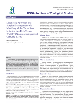 Diagnostic Approach and Surgical Management of a Maxillary Molar