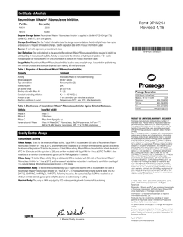 Recombinant Rnasin(R)