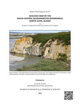 Geologic Map of the South-Central Sagavanirktok Quadrangle, North Slope, Alaska by R.J