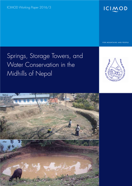 Springs, Storage Towers, and Water Conservation in the Midhills of Nepal