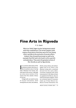 Fine Arts in Rigveda P