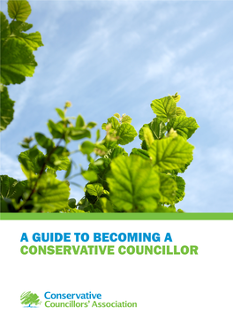 A Guide to Becoming a Conservative Councillor