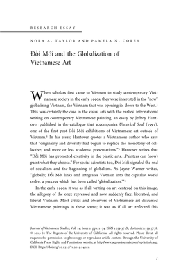 Đổi Mới and the Globalization of Vietnamese