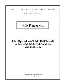 TCRP Report 52