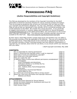 AAUP Permissions