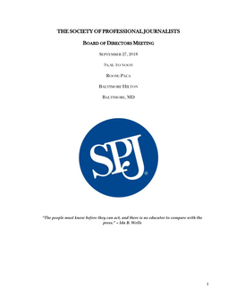 SPJ Sept2018 Board Docs Website