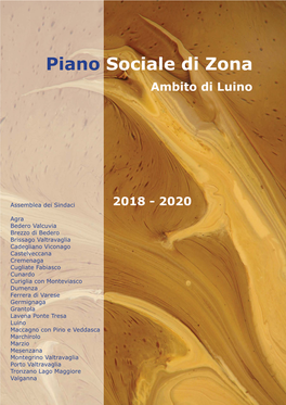 Piano Sociale Di Zona Ambito Di Luino