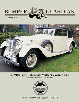 1939 Bentley 4-1/4 Litre All Weather by Vanden Plas Owned by Brian and Lisa Rohrback