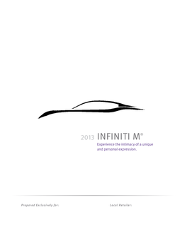 2013 Infiniti M®