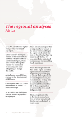 The Regional Analyses Africa