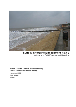 Suffolk Shoreline Management Plan 2 Natural and Built Environment Baseline