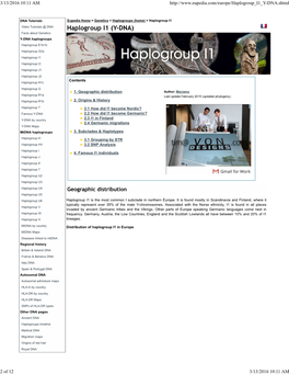 Haplogroup I1 (Y-DNA) Facts About Genetics Y-DNA Haplogroups Haplogroup E1b1b Haplogroup G2a