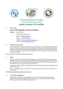 Practical-Information-GSW-Zanzibar.Pdf