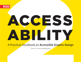 Access Ability 2: a Practical Handbook on Accessible Graphic Design