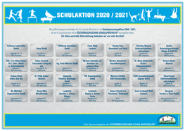 Schulaktion 2020 / 2021