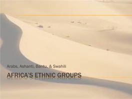 Africa's Ethnic Groups