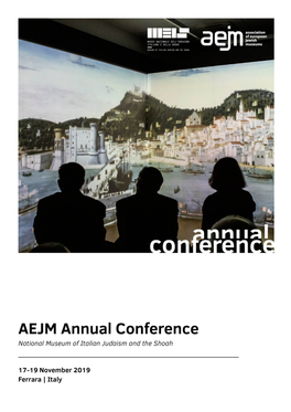 AEJM Conference 2019 Programme Web