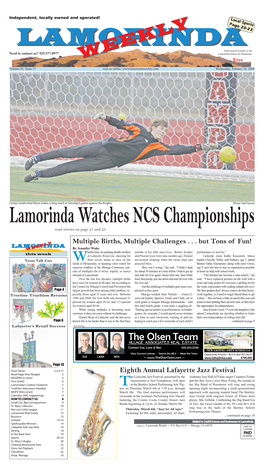 Lamorinda Weekly Issue 27 Volume 1