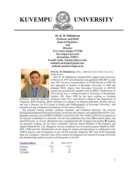 Kuvempu University