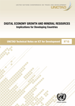 DIGITAL ECONOMY GROWTH and MINERAL RESOURCES Implications for Developing Countries