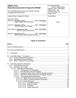 ORAU Team Document Number: ORAUT-TKBS-0008-6