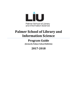 Palmer School Program Guide 2017-2018